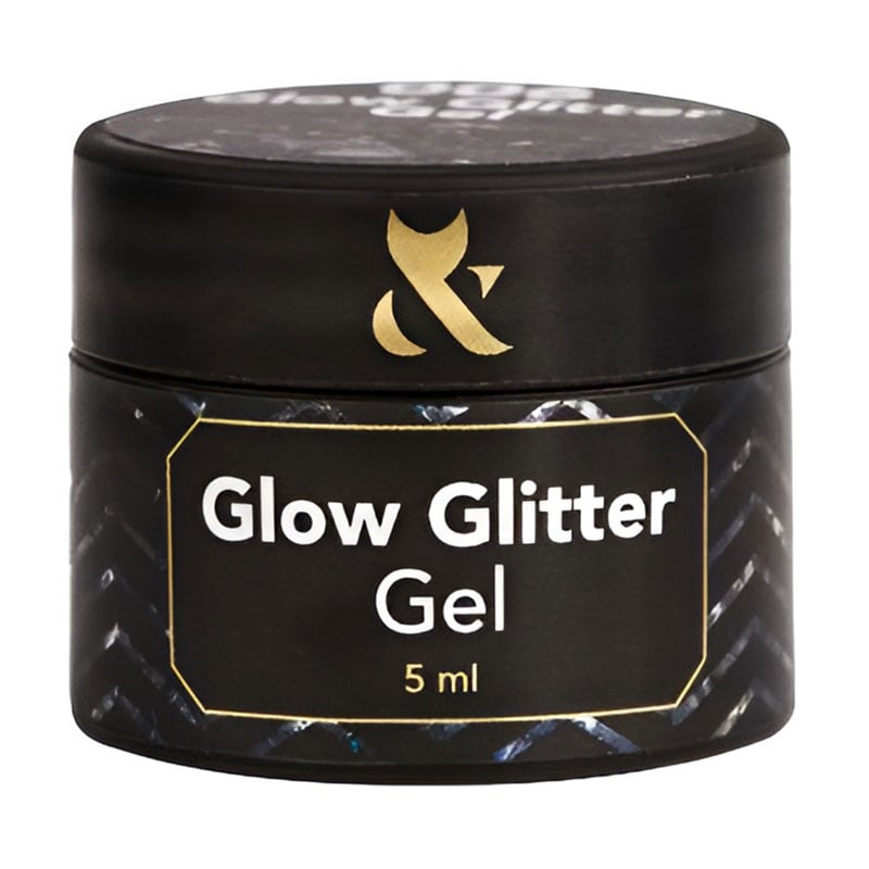 Глітер для дизайну нігтів F.O.X Glow Glitter Gel 006, 5 мл